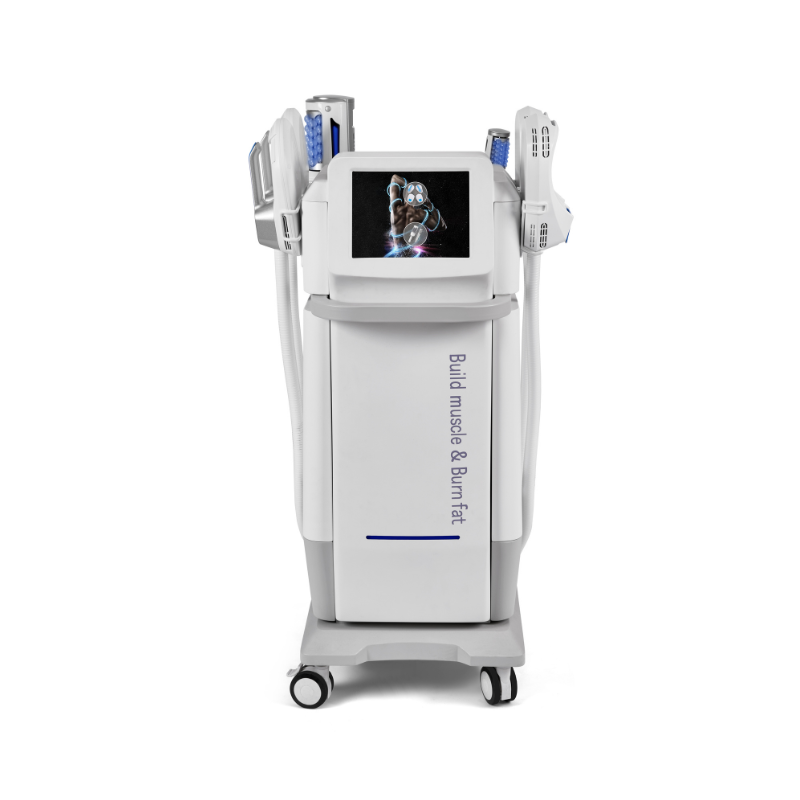 AmBeauteTech professional body contouring machines including COOLWAVE, cryolipolysis, EMS, vacuum roller, RF and cavitation systems
