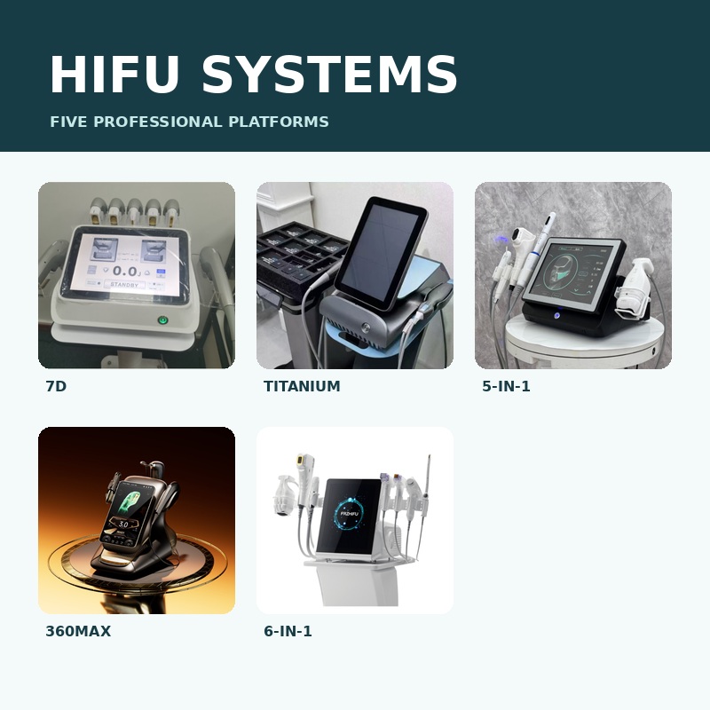 Professional HIFU Machines | 7D, Titanium, 5 In 1 & 360MAXAmBeauteTech professional HIFU machine col